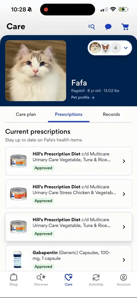 Clinic care & prescriptions at Chewy