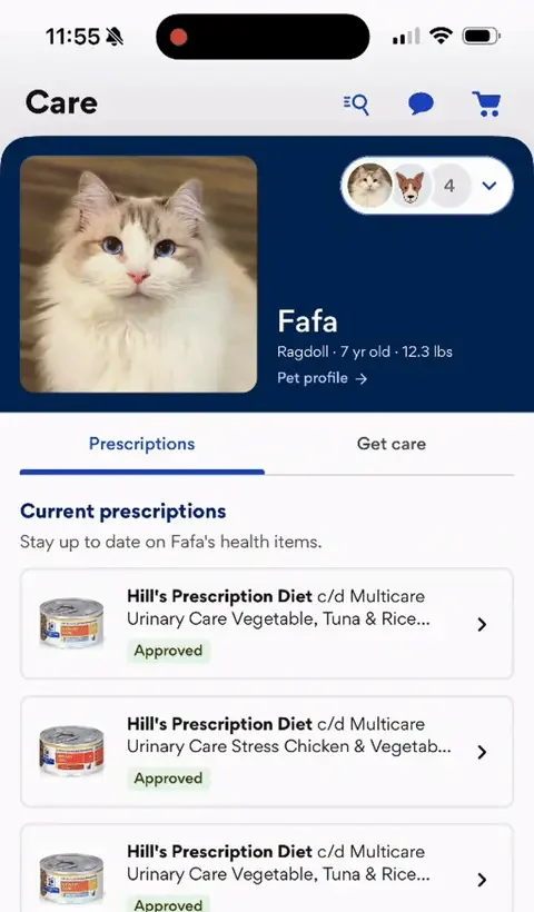 Get Care at Chewy